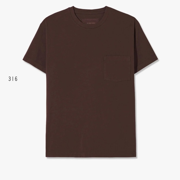 Nili Lotan Other - Nili Lotan Brandon Cocoa Brown Short Sleeve Tee M (tiny flaw)